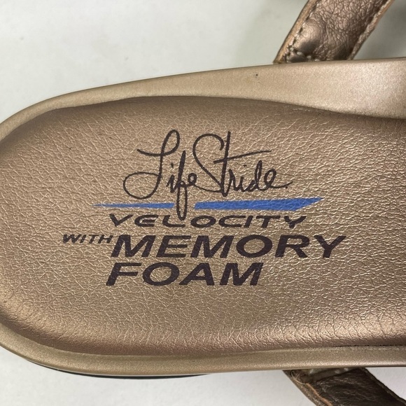 Life Stride Velocity Women’s Bronze Sandals - Picture 7 of 8